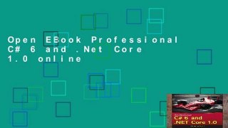 Open EBook Professional C# 6 and .Net Core 1.0 online