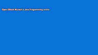 Open EBook Murach s Java Programming online