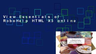 View Essentials of RoboHelp HTML X3 online