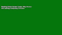 Reading Online Gender Codes: Why Women Are Leaving Computing Unlimited