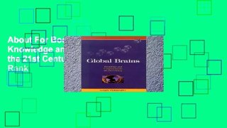 About For Books  Global Brains: Knowledge and Competencies for the 21st Century  Best Sellers Rank