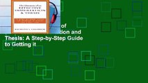 Ebook The Elements of an Effective Dissertation and Thesis: A Step-by-Step Guide to Getting it