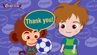 LEARN TO SAY PLEASE AND THANK YOU ! ♫ Children Songs (Winged Lion)