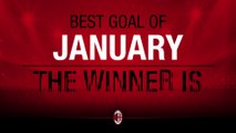 Il miglior gol di gennaio è...