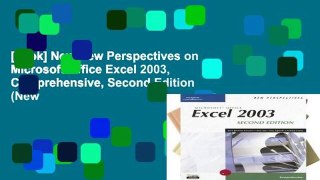[book] New New Perspectives on Microsoft Office Excel 2003, Comprehensive, Second Edition (New