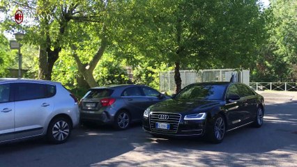 David Han Li and Marco Fassone at Vismara Sports Center