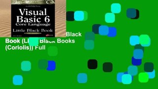 Ebook Visual Basic 6 Core Language Little Black Book (Little Black Books (Coriolis)) Full