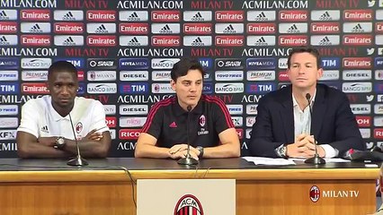 Montella: "I tifosi credono in noi, ora tocca al campo"