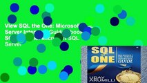 View SQL the One: Microsoft SQL Server Interview Guide Ebook SQL the One: Microsoft SQL Server