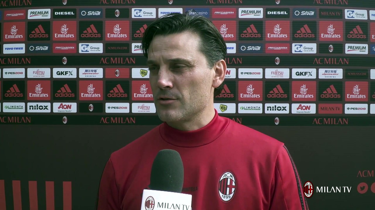 Montella: "Pensiamo ad una partita per volta"