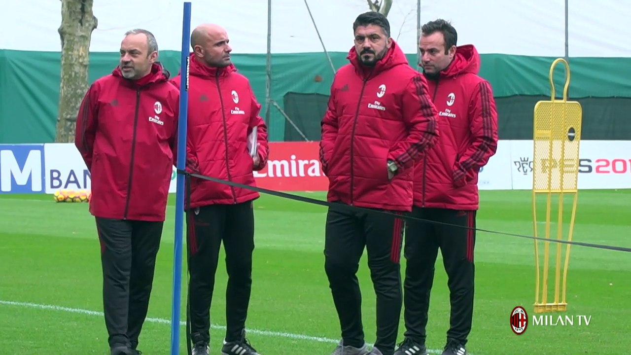 Primo allenamento Gattuso