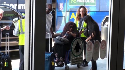 10-Time Grammy Chaka Khan Gets Wheelchair Assistance At LAX