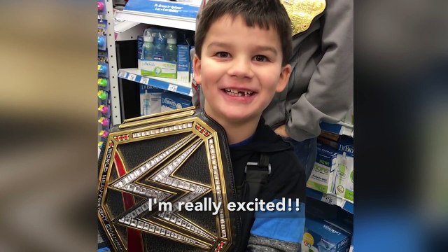 Toys_R_Us Kid is Stunned When He Gets Free Tickets to WWE Clash of Champions