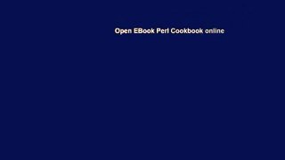 Open EBook Perl Cookbook online