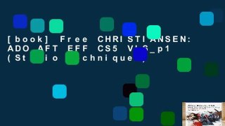 [book] Free CHRISTIANSEN: ADO AFT EFF CS5 VIS_p1 (Studio Techniques)