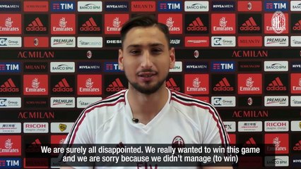 Gigio: "Voltiamo pagina"