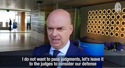 Fassone: "We'll Wait For UEFA's Ruling and See"