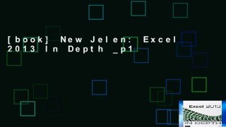 [book] New Jelen: Excel 2013 In Depth _p1