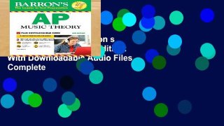 About For Books  Barron s AP Music Theory, 3rd Edition: With Downloadable Audio Files Complete