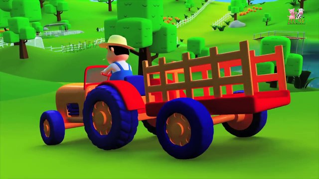 The Wheels On The Bus | Vehicle Songs | Nursery Rhymes Farmees | Kids Songs by Farmees