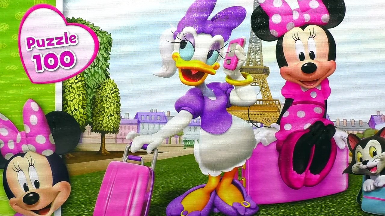 Disney Puzzle Game MINNIE MOUSE Kids Puzzles Rompecabezas De Learning Activities Toys