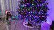 Christmas new House Tour & Hiding from Santa | Huge Christmas Tree, Lights & Decorations