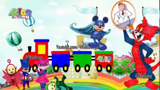 PJ Masks Five little monkeys jumping on the bed Baby Kids Nursery Rhymes Song