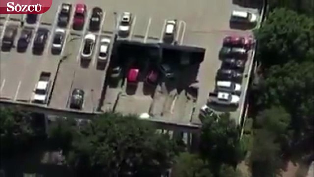 ABD'de bir otopark çöktü
