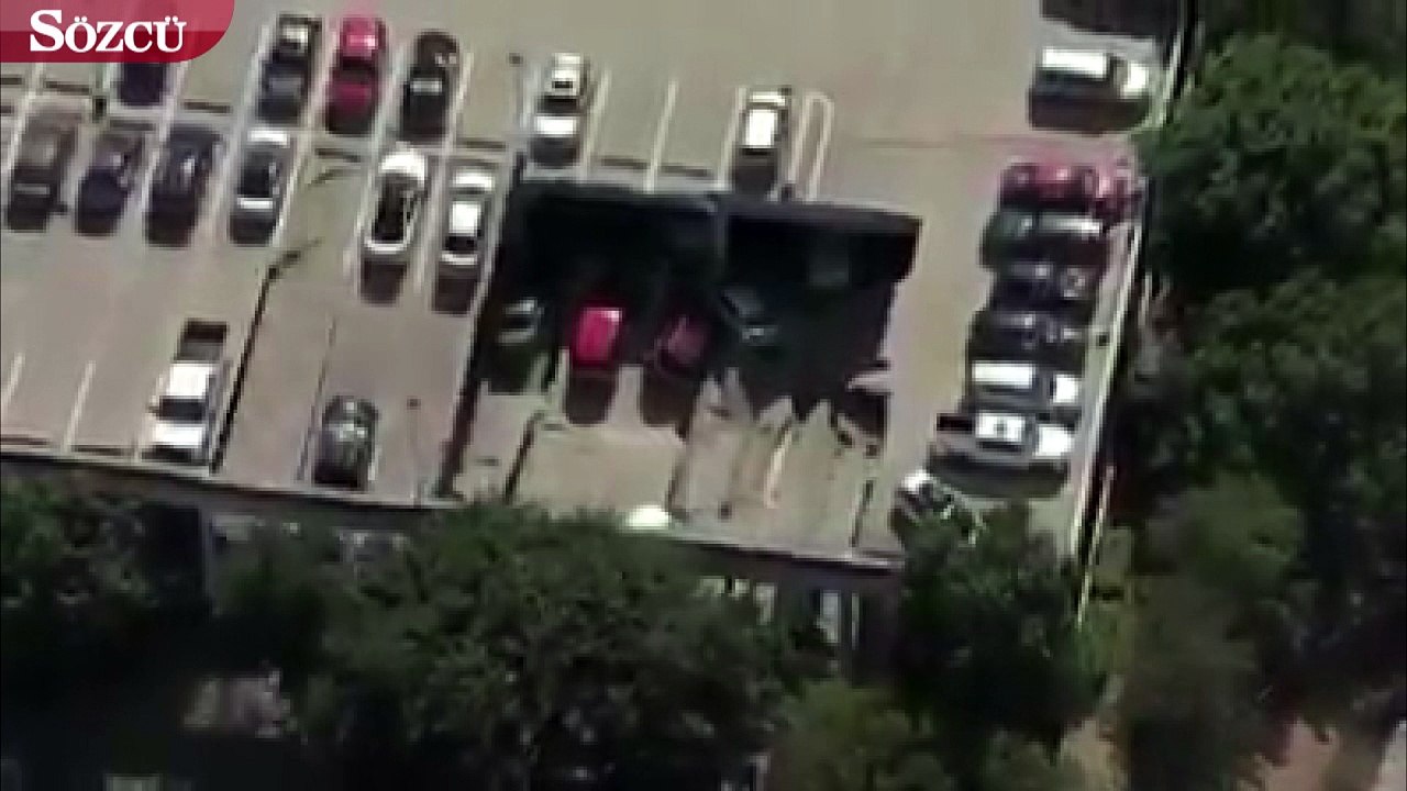ABD'de bir otopark çöktü