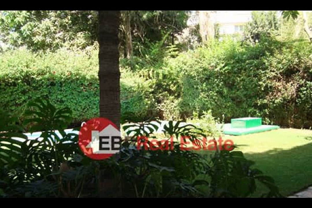 Villa in maadi sarayat for rent with masterpiece pool and garden
