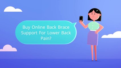 Buy Online Back Brace Support For Lower Back Pain
