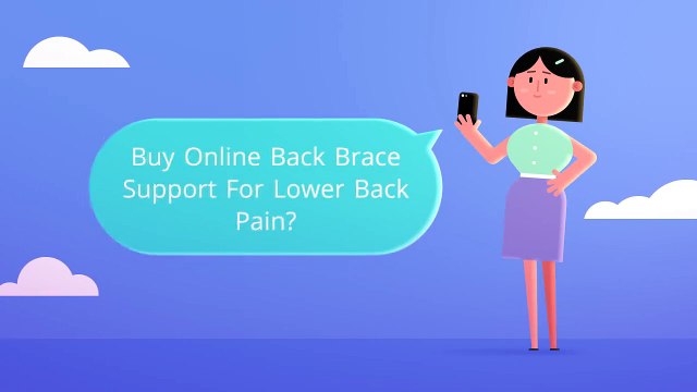Buy Online Back Brace Support For Lower Back Pain