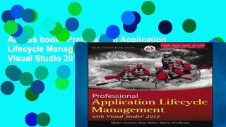 Access books Professional Application Lifecycle Management with Visual Studio 2012 (Wrox