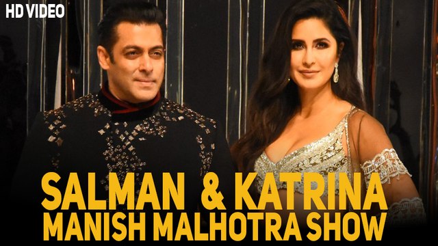 Salman Khan & Katrina Kaif's Ramp Walk For Manish Malhotra Show