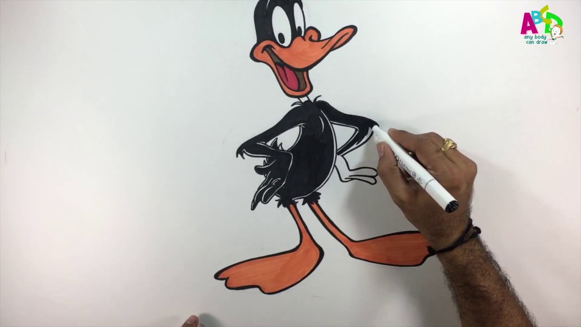 How To Draw Daffy Duck