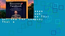 Trial New Releases  Becoming Facebook: The 10 Challenges That Defined the Company That s
