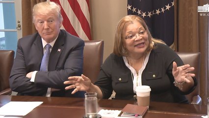 Trump Participates In A Prayer Involving Martin Luther King