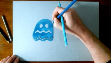 Pac Man Ghosts Speed Drawing