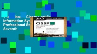 Full E-book  Cissp: Certified Information Systems Security Professional Study Guide, Seventh