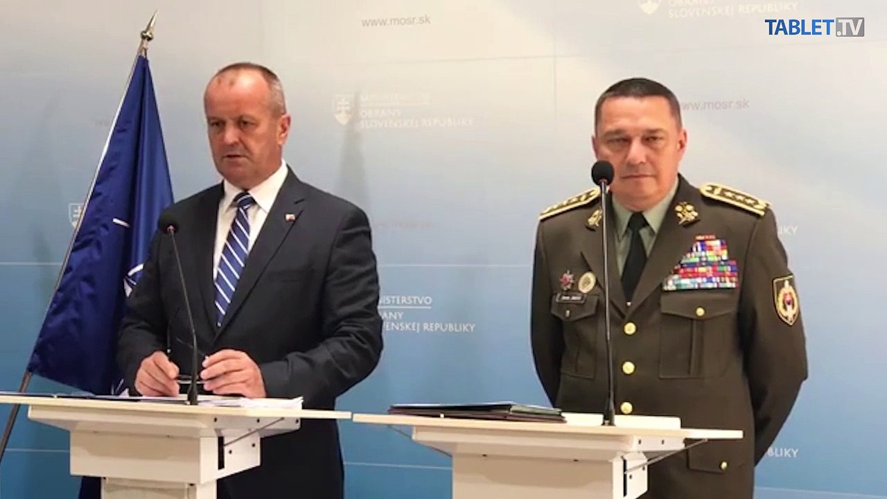 ZÁZNAM: Tlačové vyhlásenie ministra obrany SR Petra Gajdoša