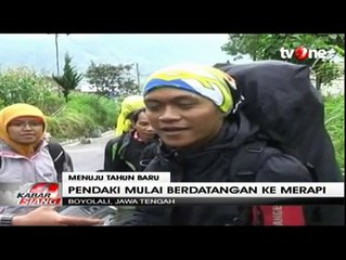 Ratusan Pendaki Siap Rayakan Tahun Baru di Gunung Merapi