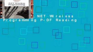 Get Trial .NET Wireless Programming P-DF Reading