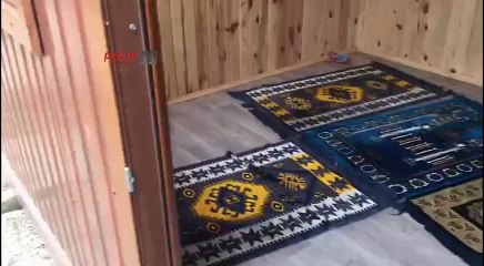 Rize’de seyyar cami görenleri şaşırtıyor