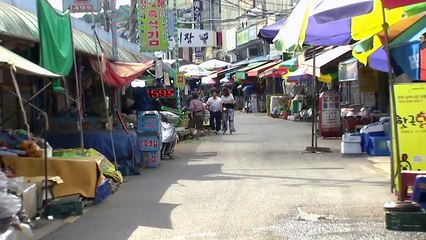 폭염에 손님 발길 끊긴 시장...상인들 한숨만 / YTN