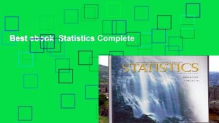 Best ebook  Statistics Complete