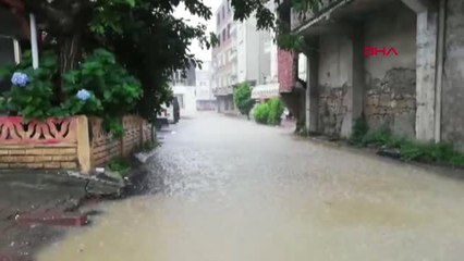 Ordu Ünye'de Sağanak Yağmur Su Baskınlarına Neden Oldu Hd