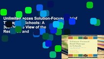 Unlimited acces Solution-Focused Brief Therapy in Schools: A 360-Degree View of the Research and