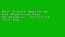 Best E-book Upgrading and Repairing Your PC Answers!: Certified Tech Support (Osborne s answers!:
