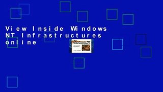 View Inside Windows NT Infrastructures online