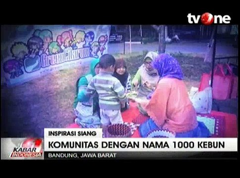 Komunitas 1000 Kebun Kampanyekan Gaya Hidup Sehat
